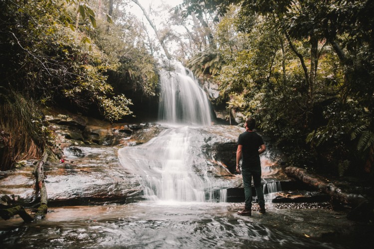 blue mountains national park wasserfall