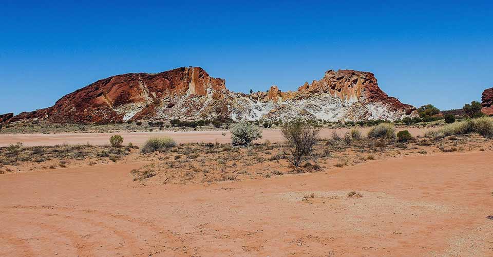 Australien trockene Wueste